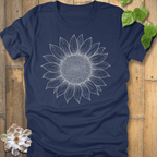 Heather Navy / S Sunflower T-Shirt T-Shirt