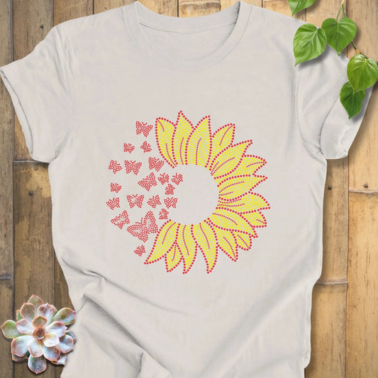 Vintage White / XS Sunflower T-Shirt T-Shirt