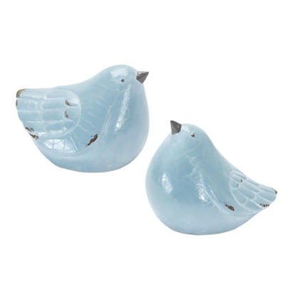 1 Terra Cotta Bird Figurines  Set of 4 Bird Figurine