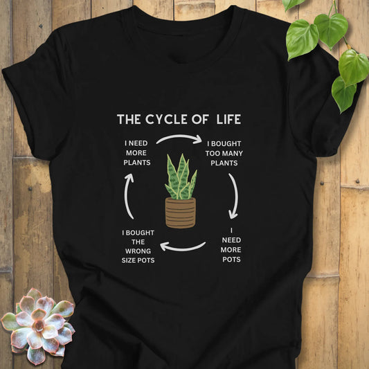 Black / XS The Cycle of Life T-Shirt T-Shirt