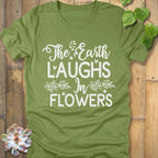 Heather Green / S The Earth Laughs T-Shirt T-Shirt