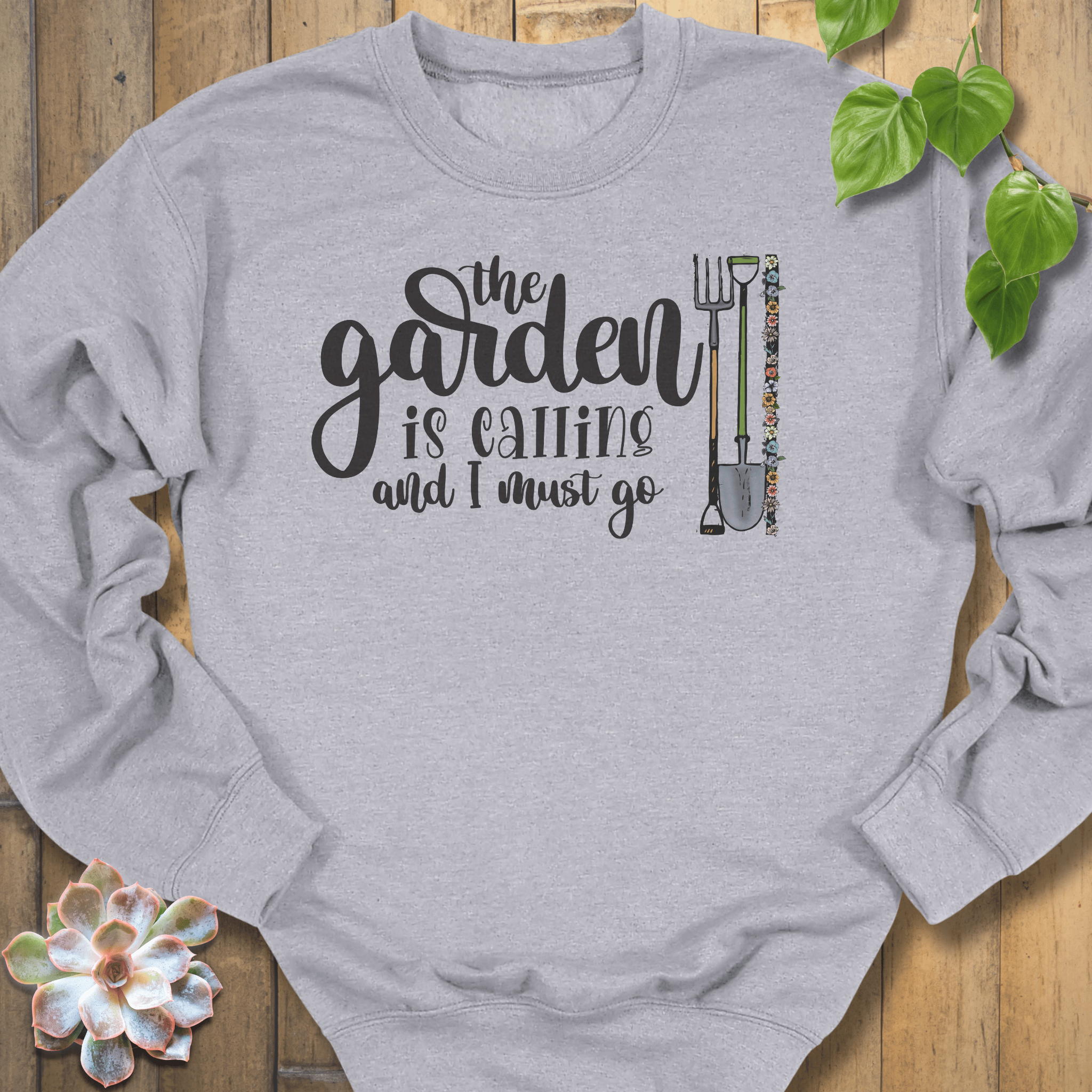 Sport Grey / S The Garden Is Calling Sweatshirt Sweatshirt