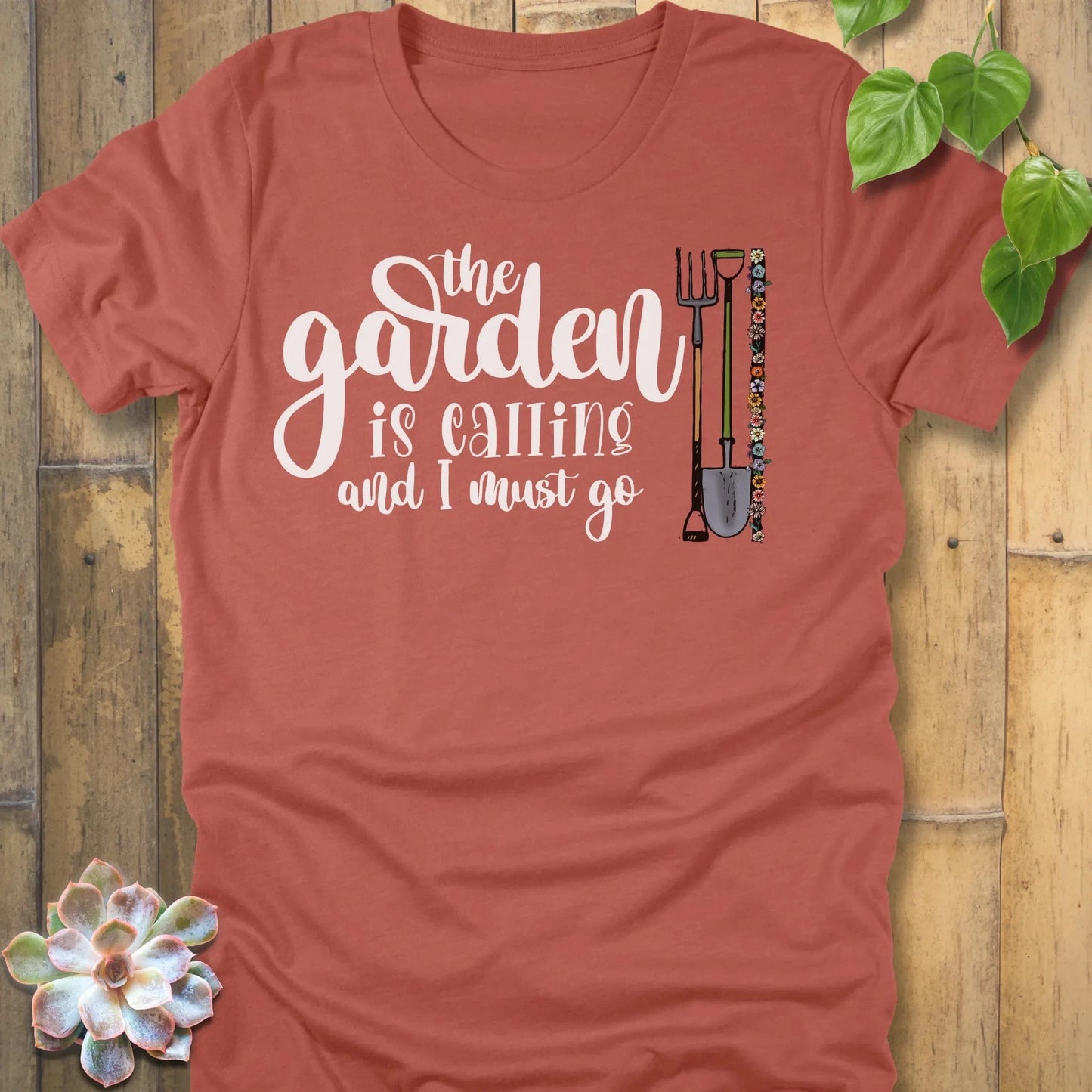 Heather Clay / S The Garden Is Calling T-Shirt T-Shirt