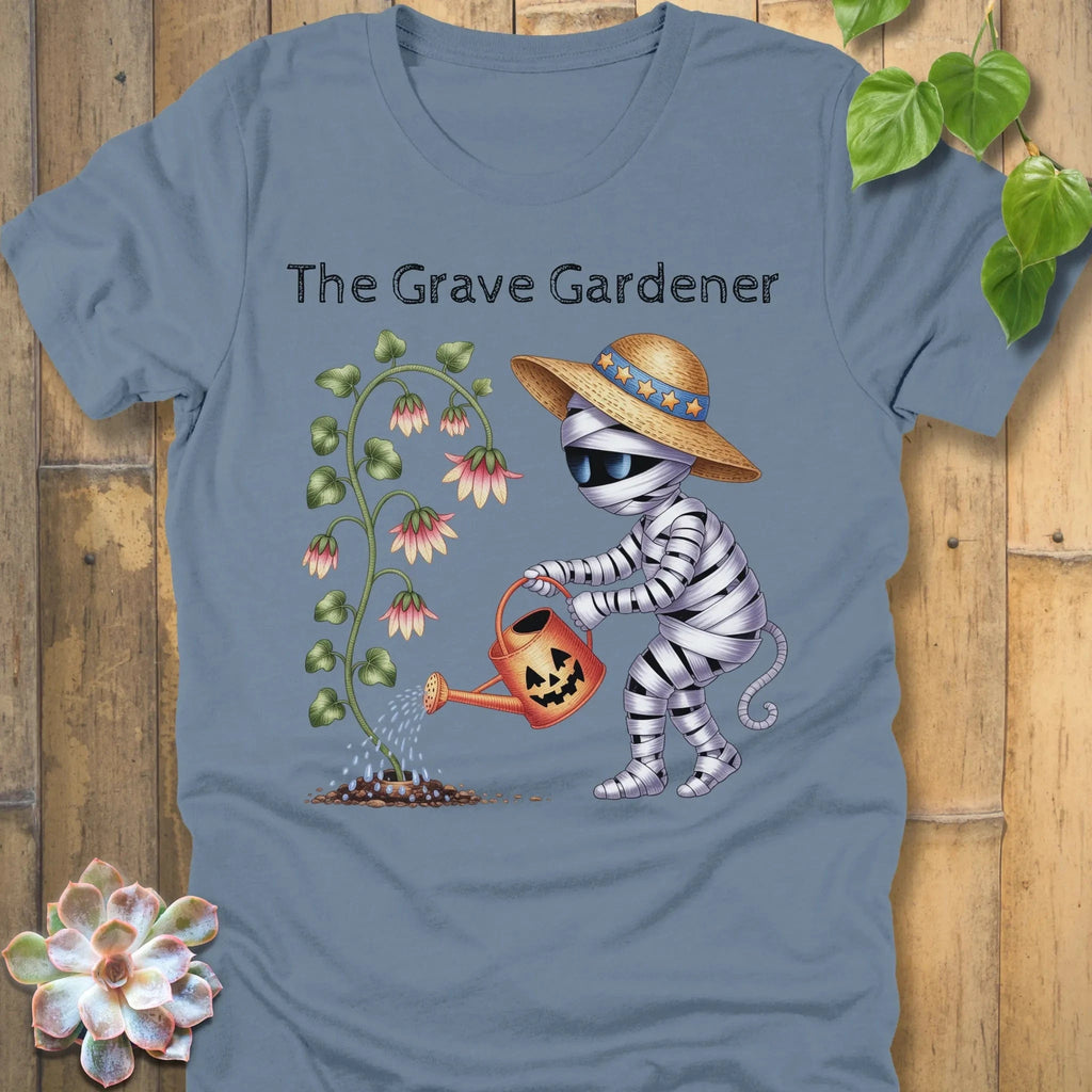 Steel Blue / S The Grave Gardener T-Shirt T-Shirt