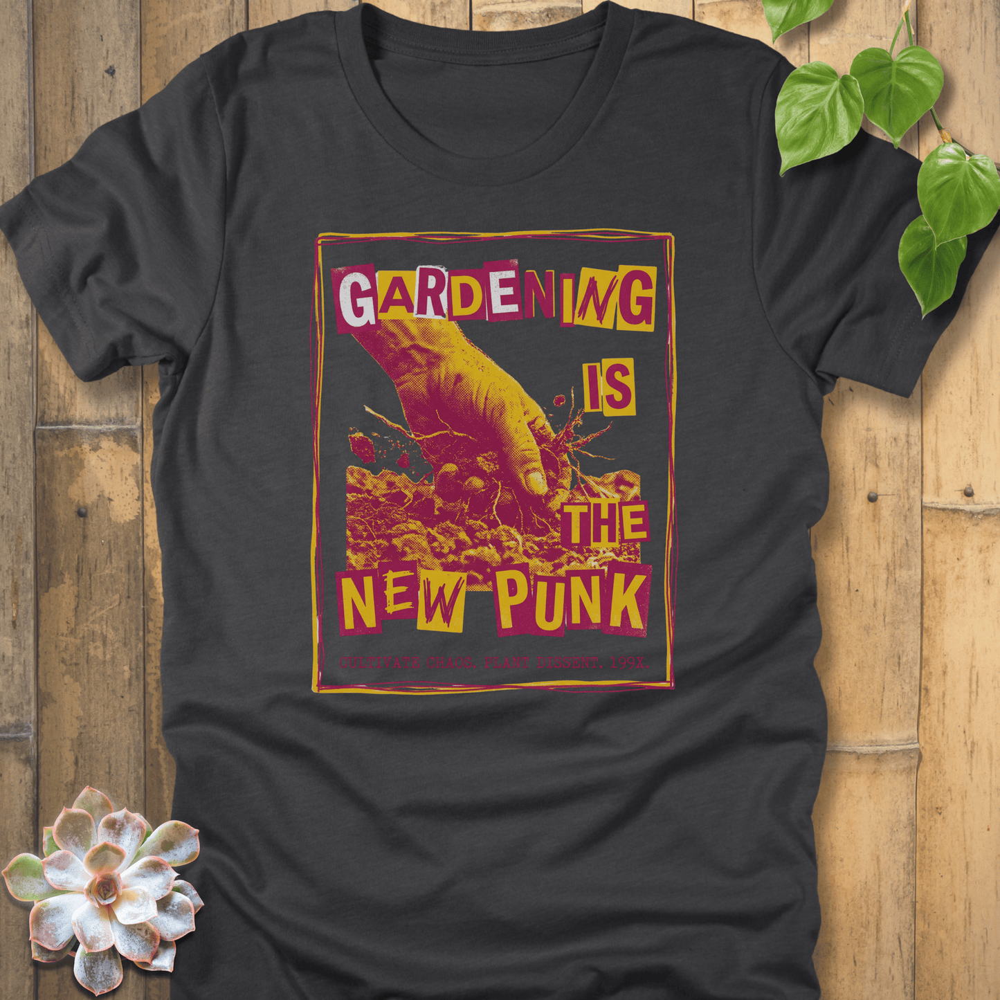 Dark Grey Heather / S The New Punk T-shirt T-Shirt