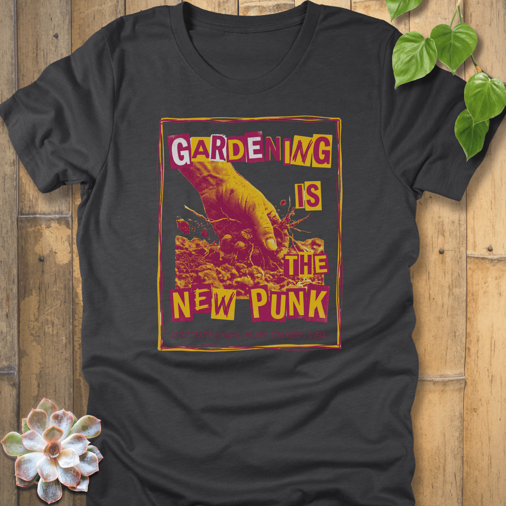 Dark Grey Heather / S The New Punk T-shirt T-Shirt