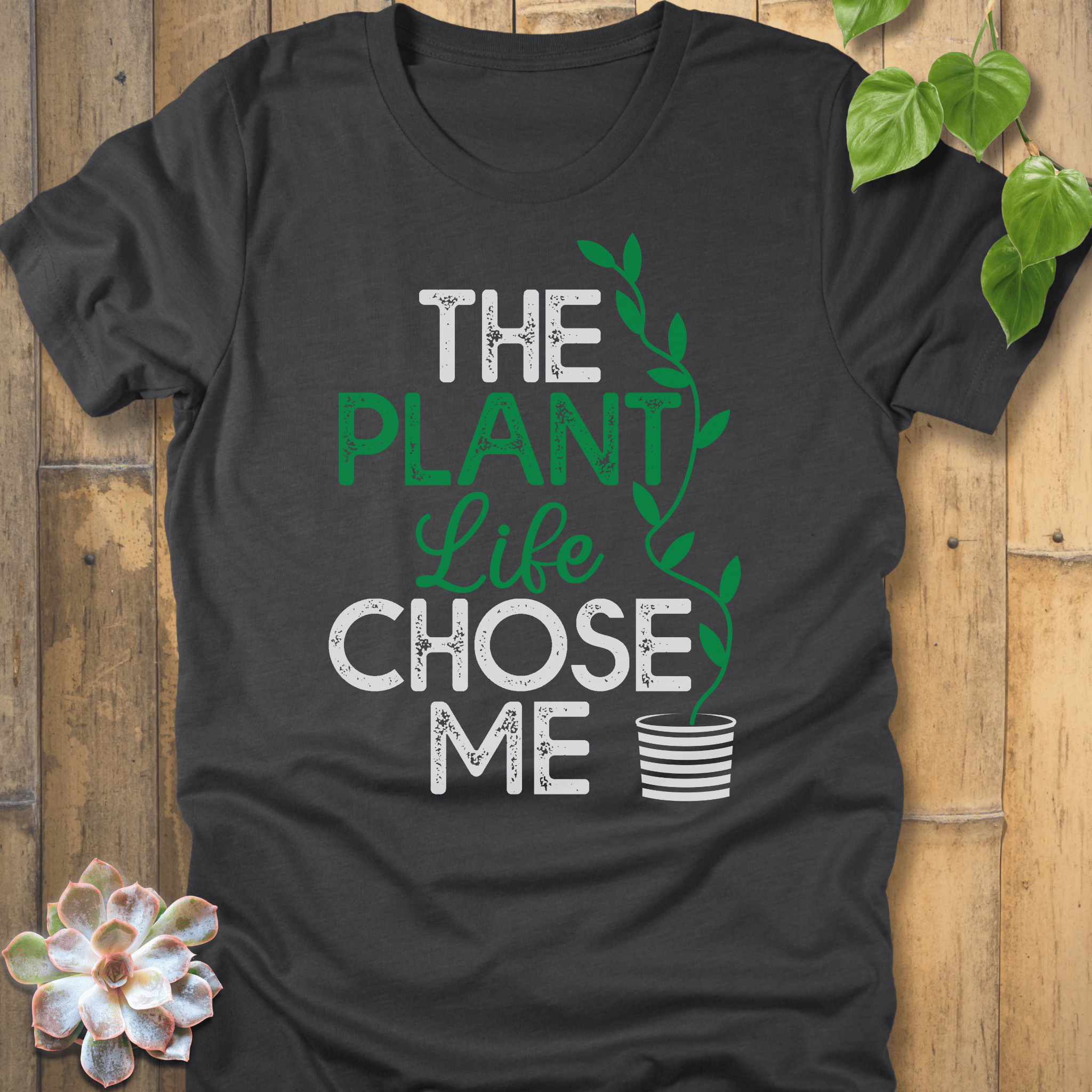 Dark Grey Heather / S The Plant Life T-shirt T-Shirt