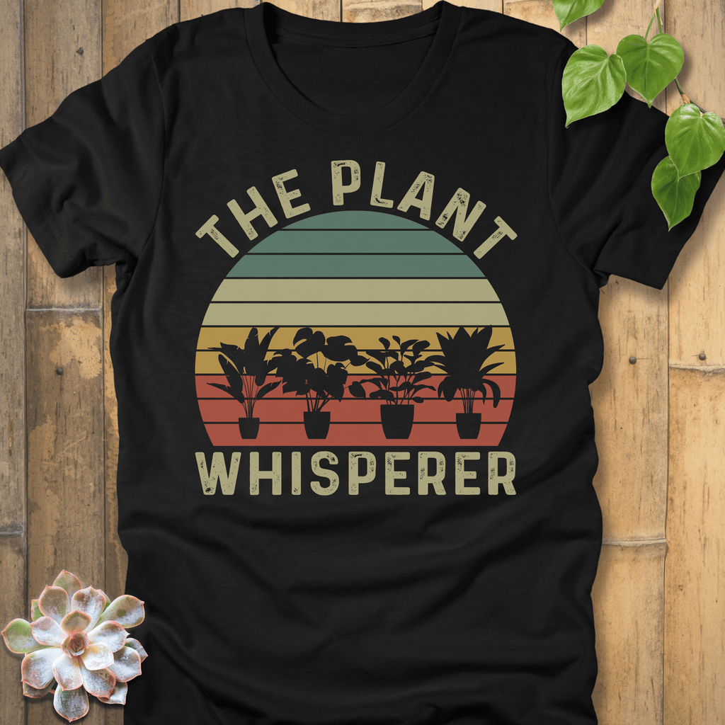 Black / S The Plant Whisperer T-Shirt T-Shirt