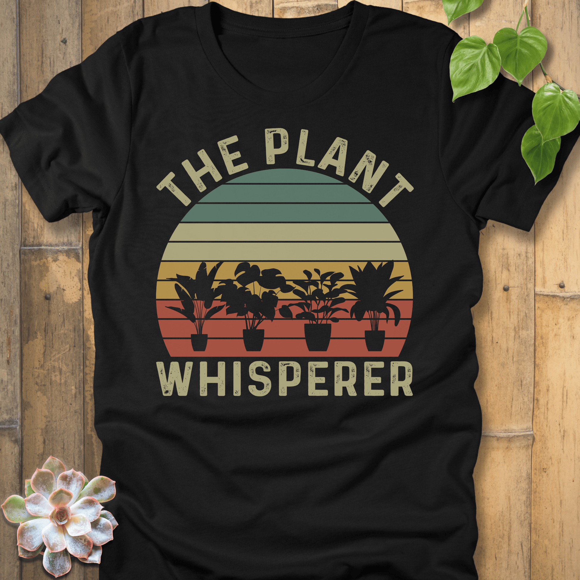 Black / S The Plant Whisperer T-Shirt T-Shirt
