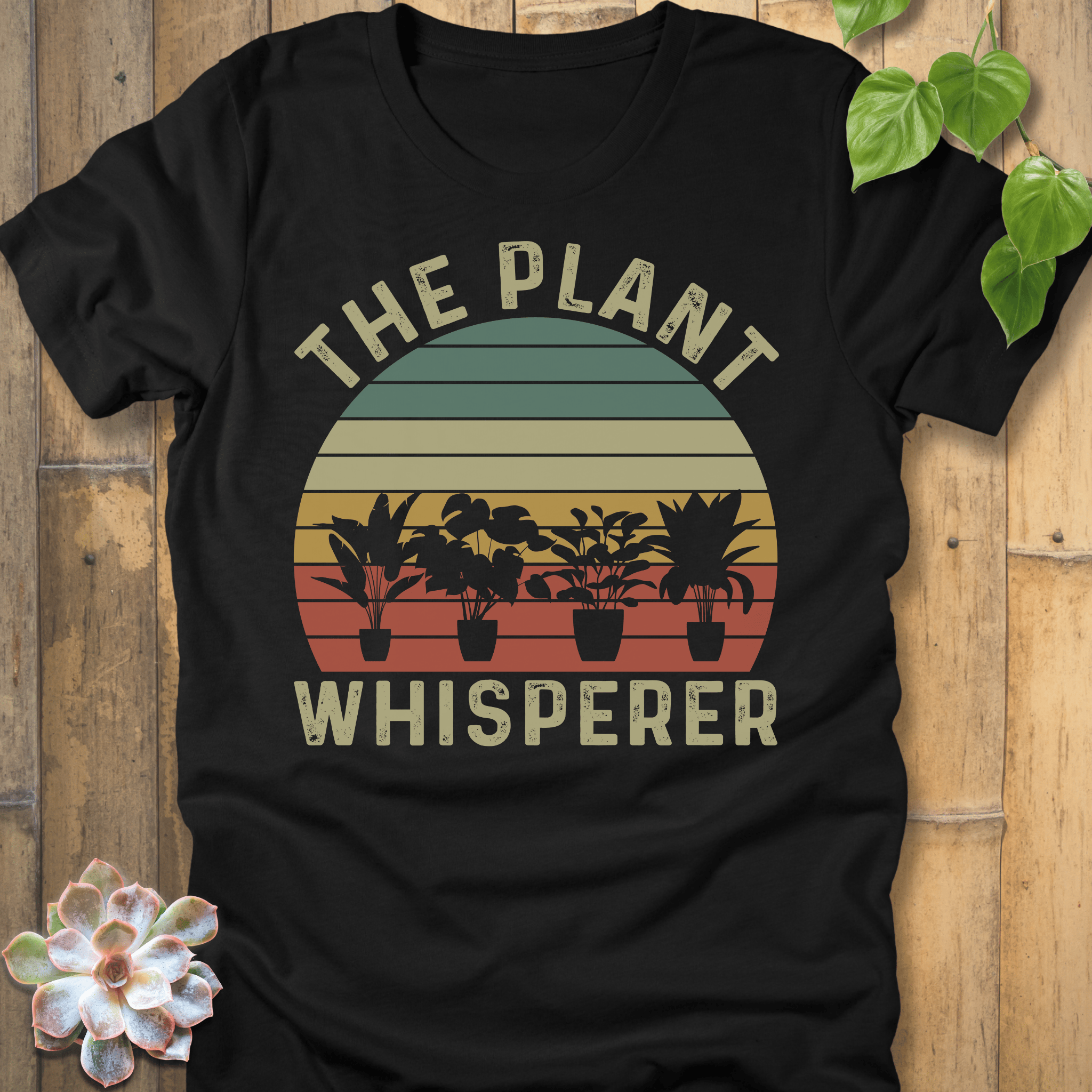 Black / S The Plant Whisperer T-Shirt T-Shirt