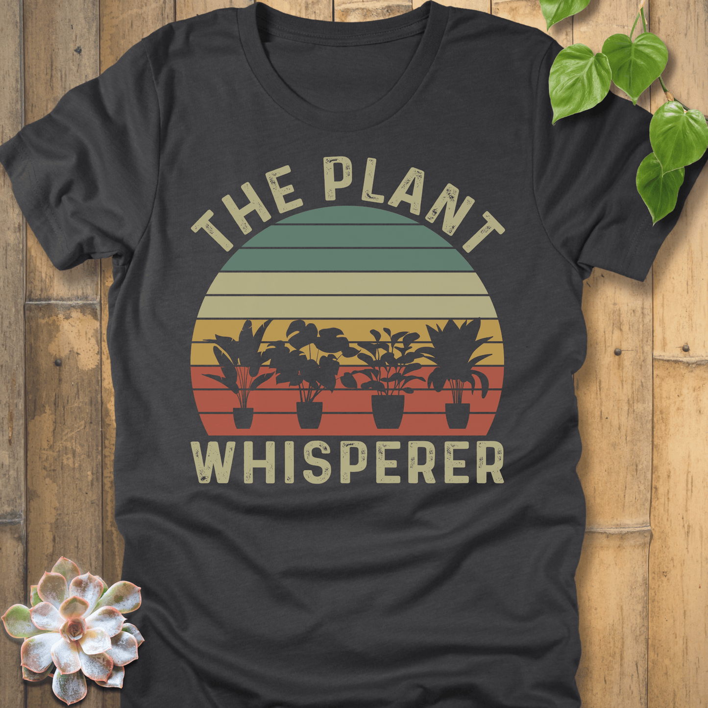 Dark Grey Heather / S The Plant Whisperer T-Shirt T-Shirt