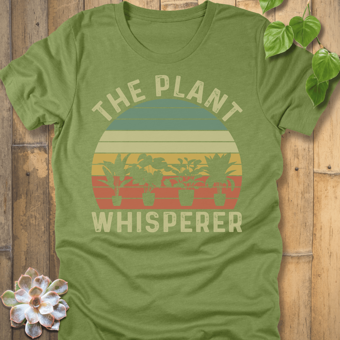 Heather Green / S The Plant Whisperer T-Shirt T-Shirt