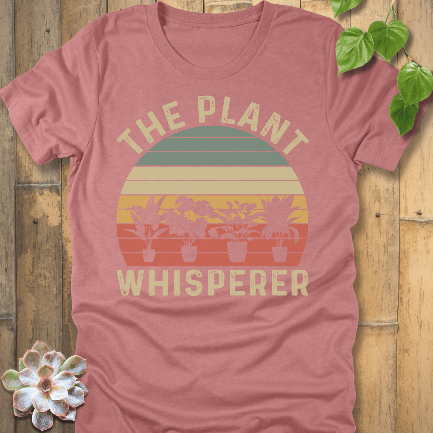 Heather Mauve / S The Plant Whisperer T-Shirt T-Shirt
