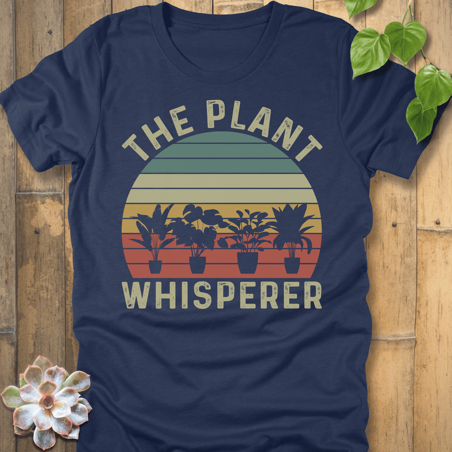 Heather Navy / S The Plant Whisperer T-Shirt T-Shirt