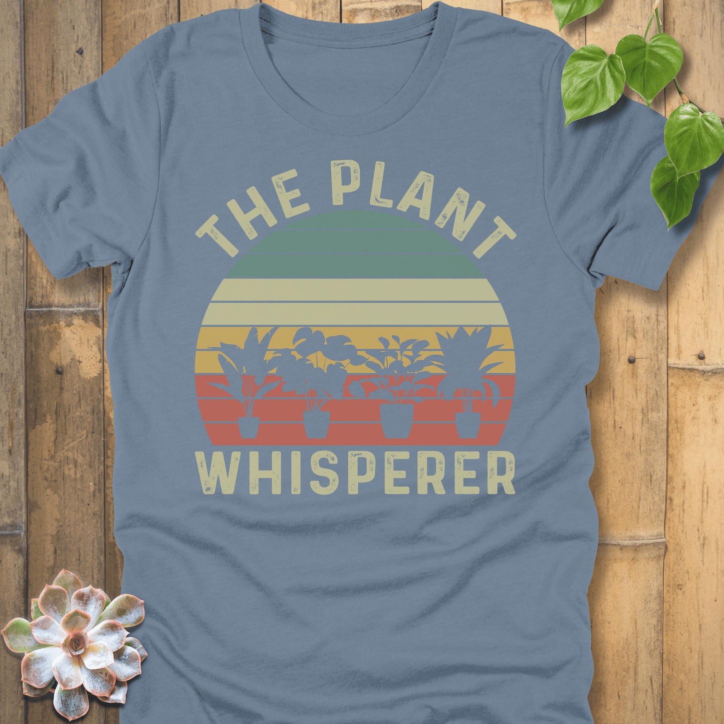 Steel Blue / S The Plant Whisperer T-Shirt T-Shirt