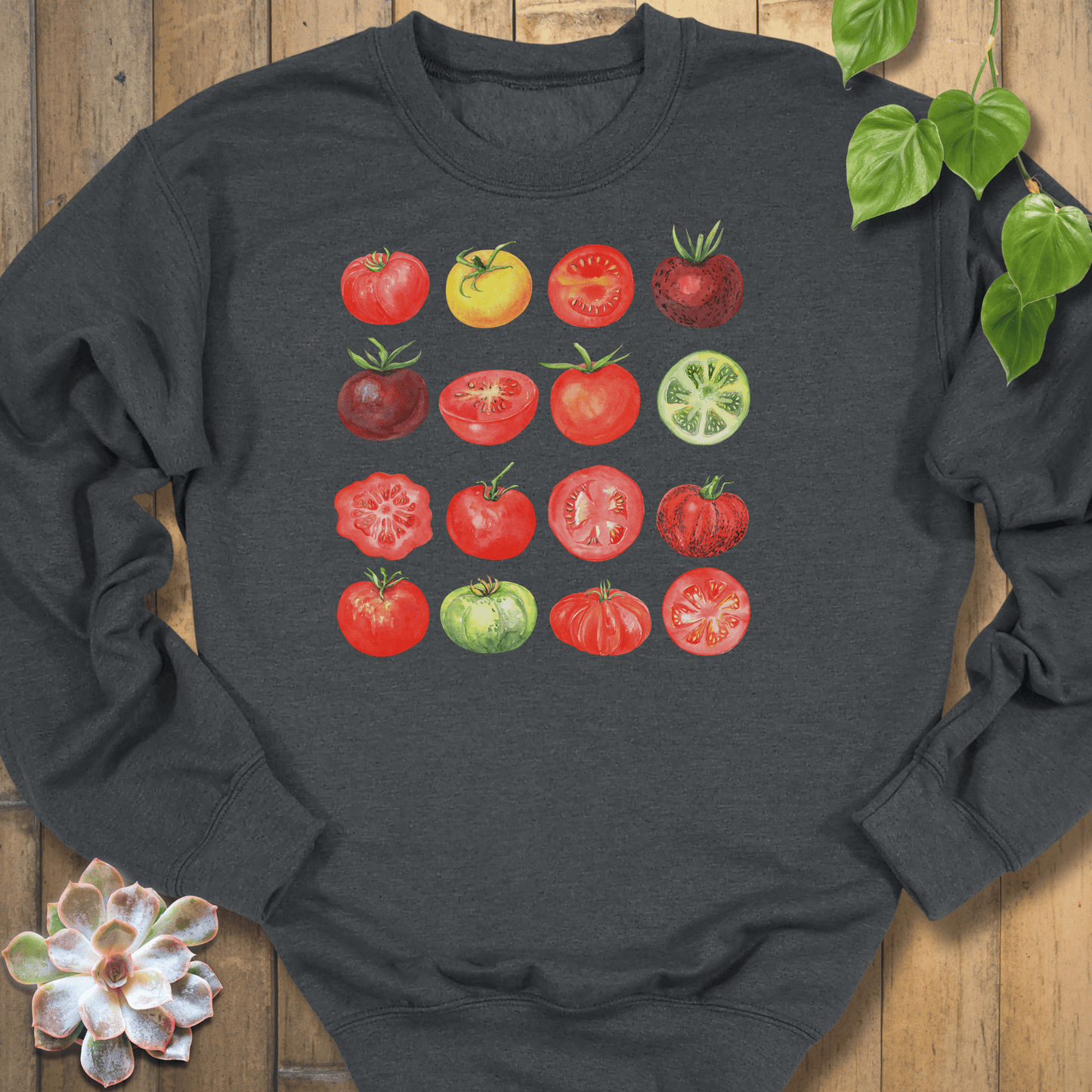 Dark Heather / S The Tomato Variety Club Sweatshirt Sweatshirt