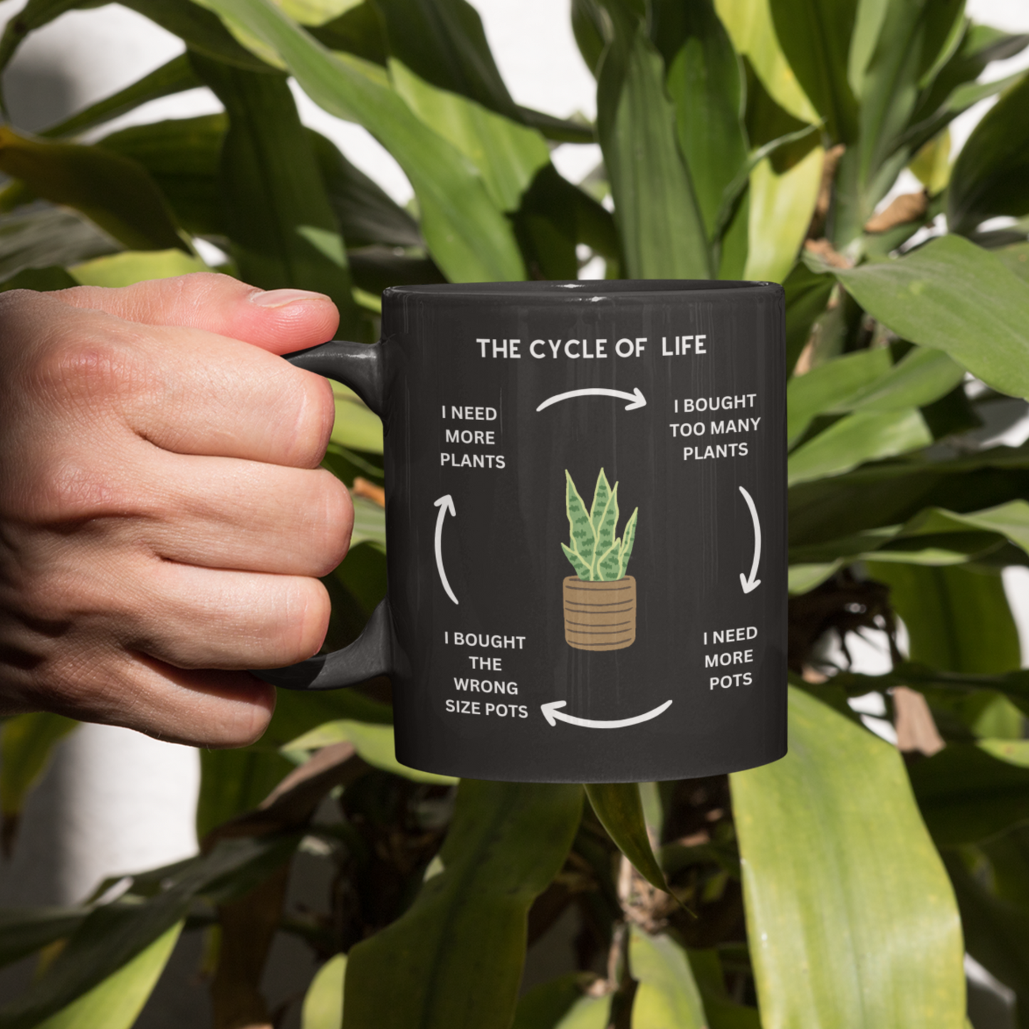 funny coffee mug for gardeners