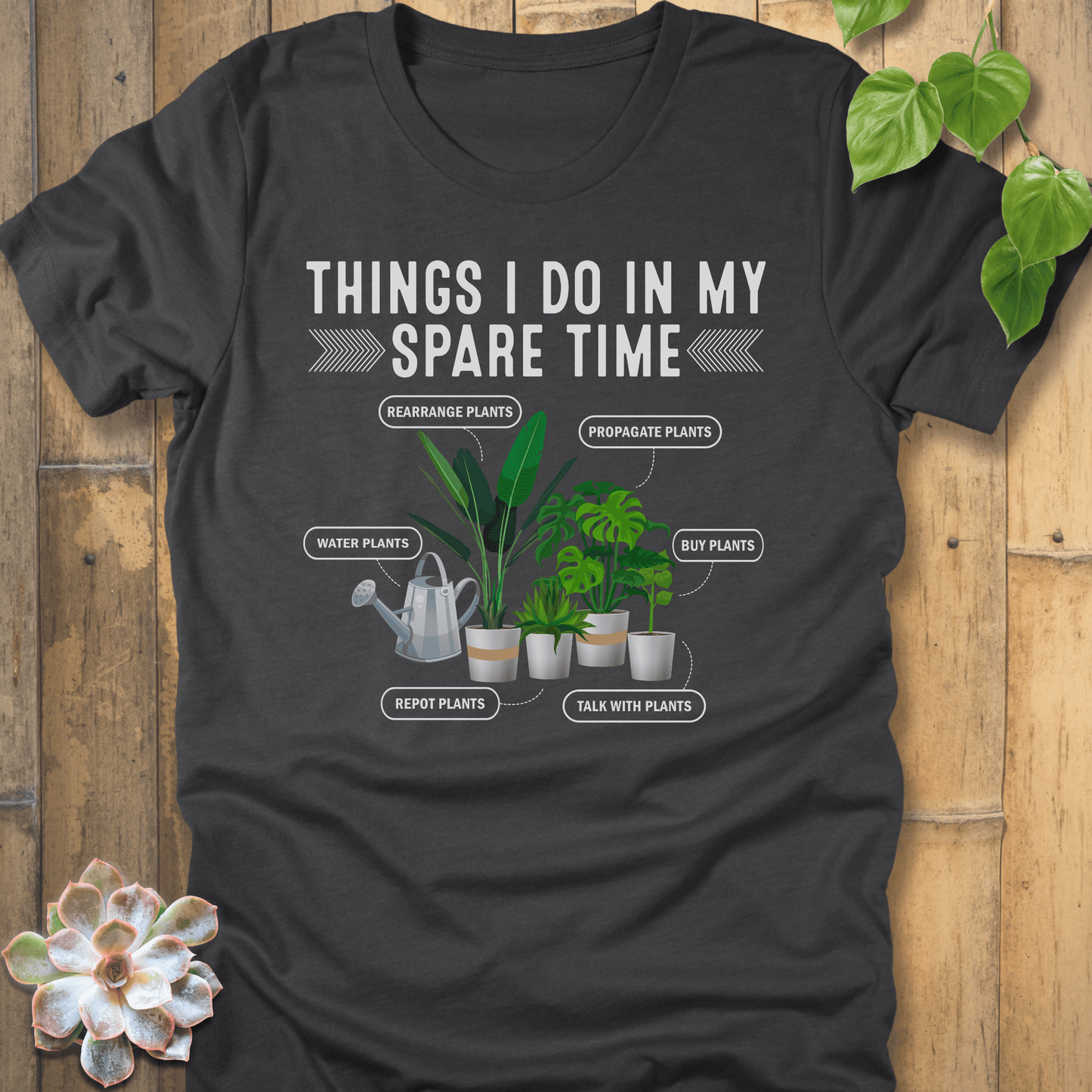 Dark Grey Heather / S Things I Do T-shirt T-Shirt