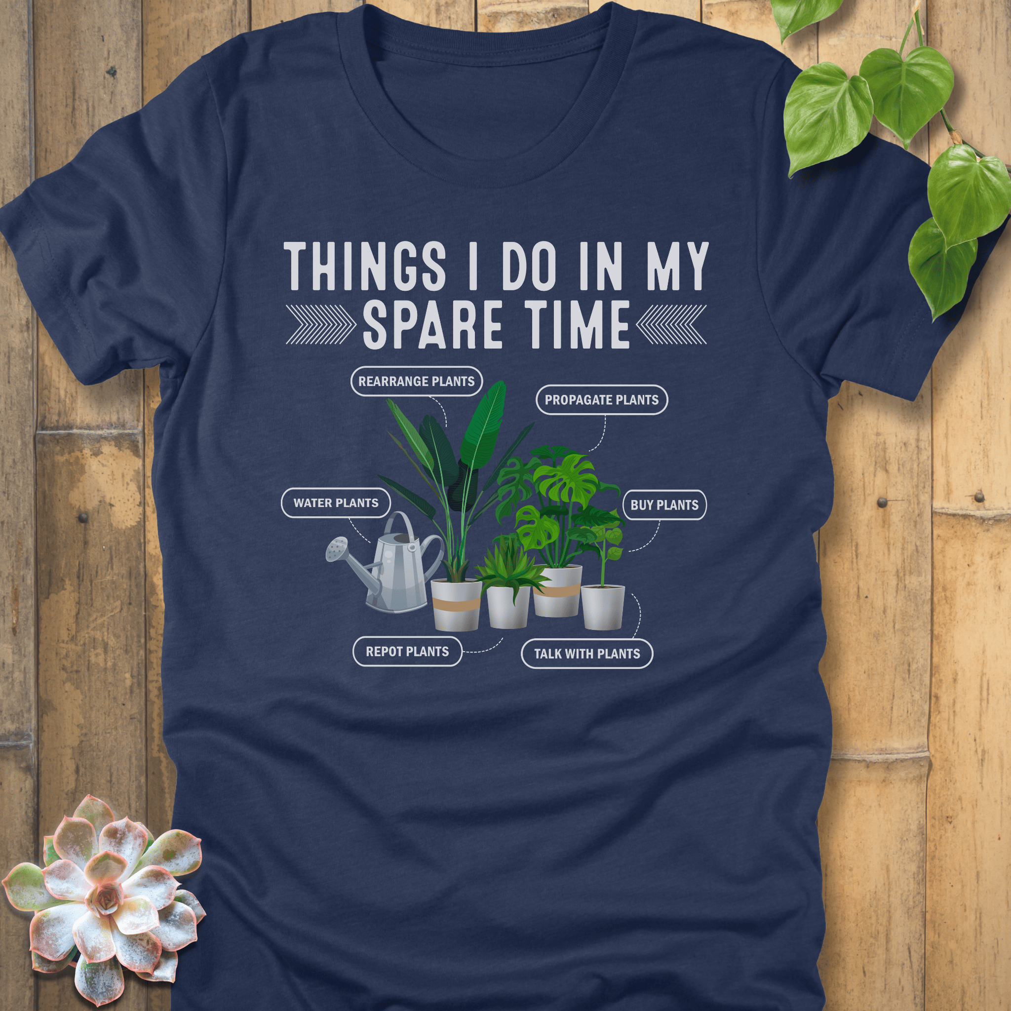 Heather Navy / S Things I Do T-shirt T-Shirt