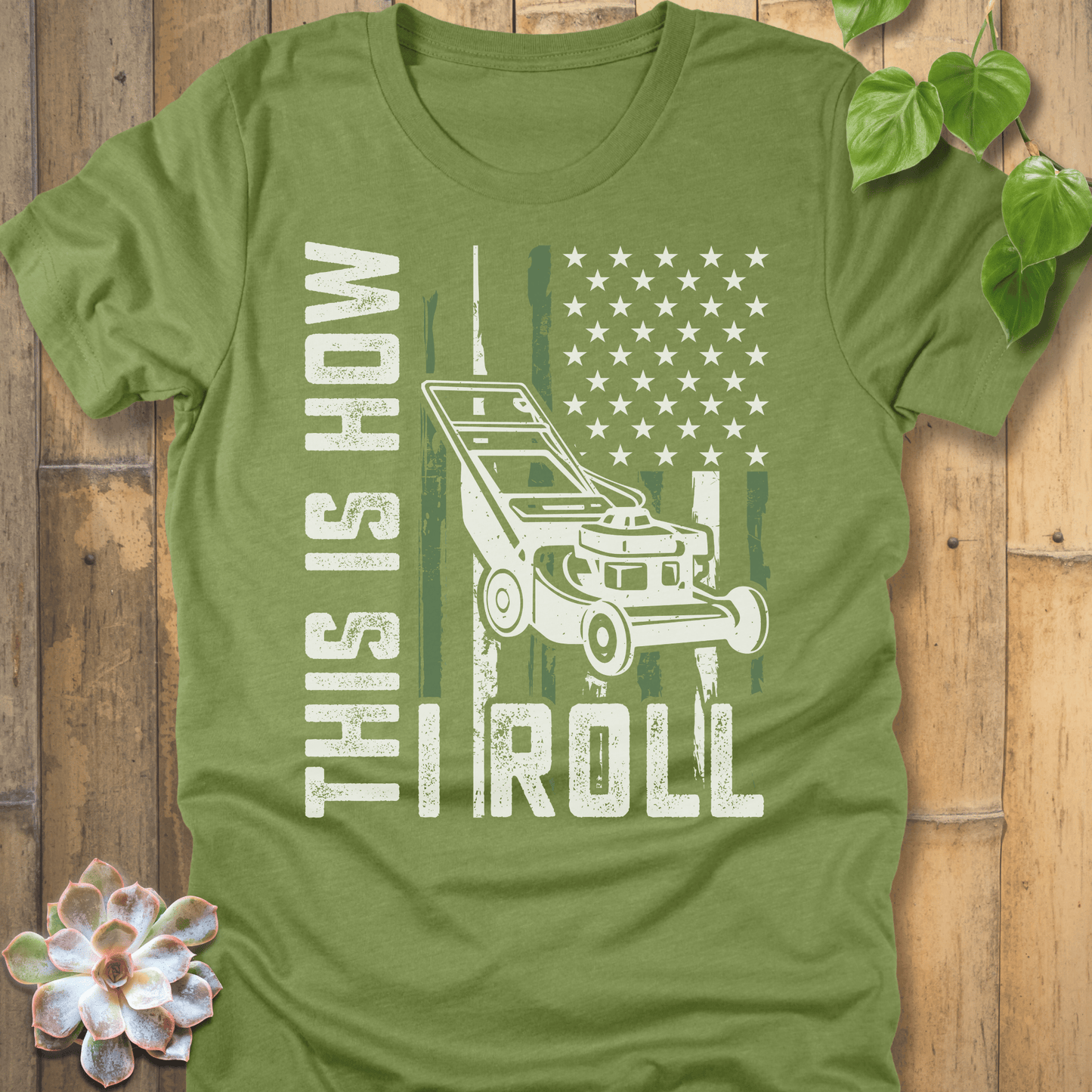 Heather Green / S This Is How I Roll T-Shirt T-Shirt