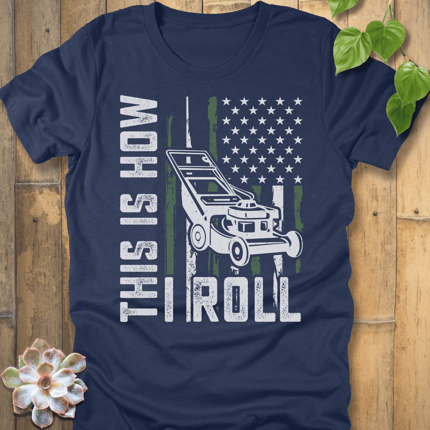 Heather Navy / S This Is How I Roll T-Shirt T-Shirt
