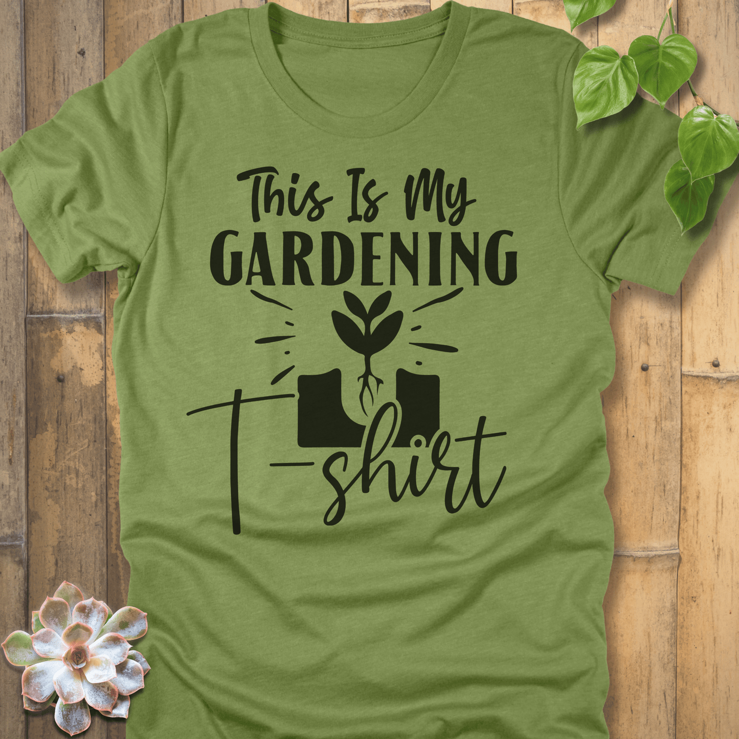Heather Green / S This Is My Gardening T-Shirt T-Shirt
