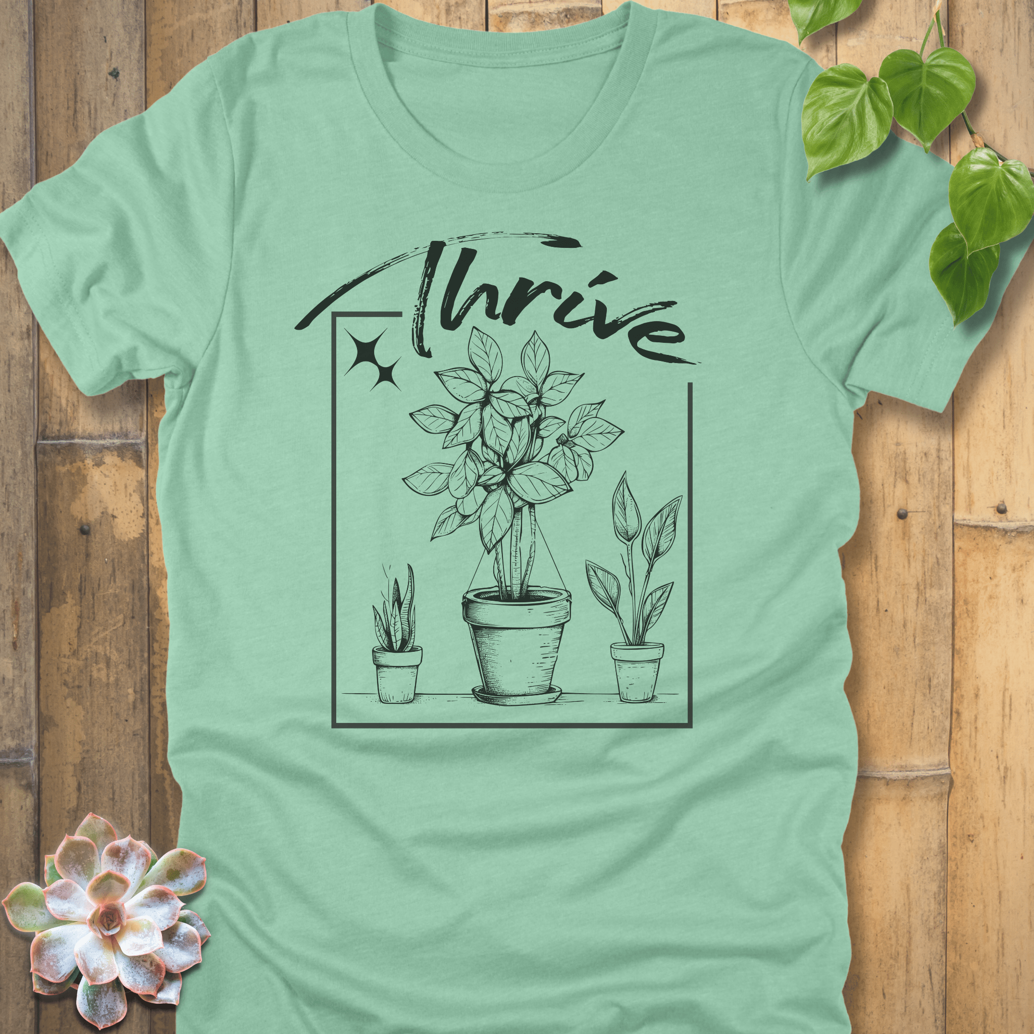 Heather Mint / S Thrive T-Shirt T-Shirt