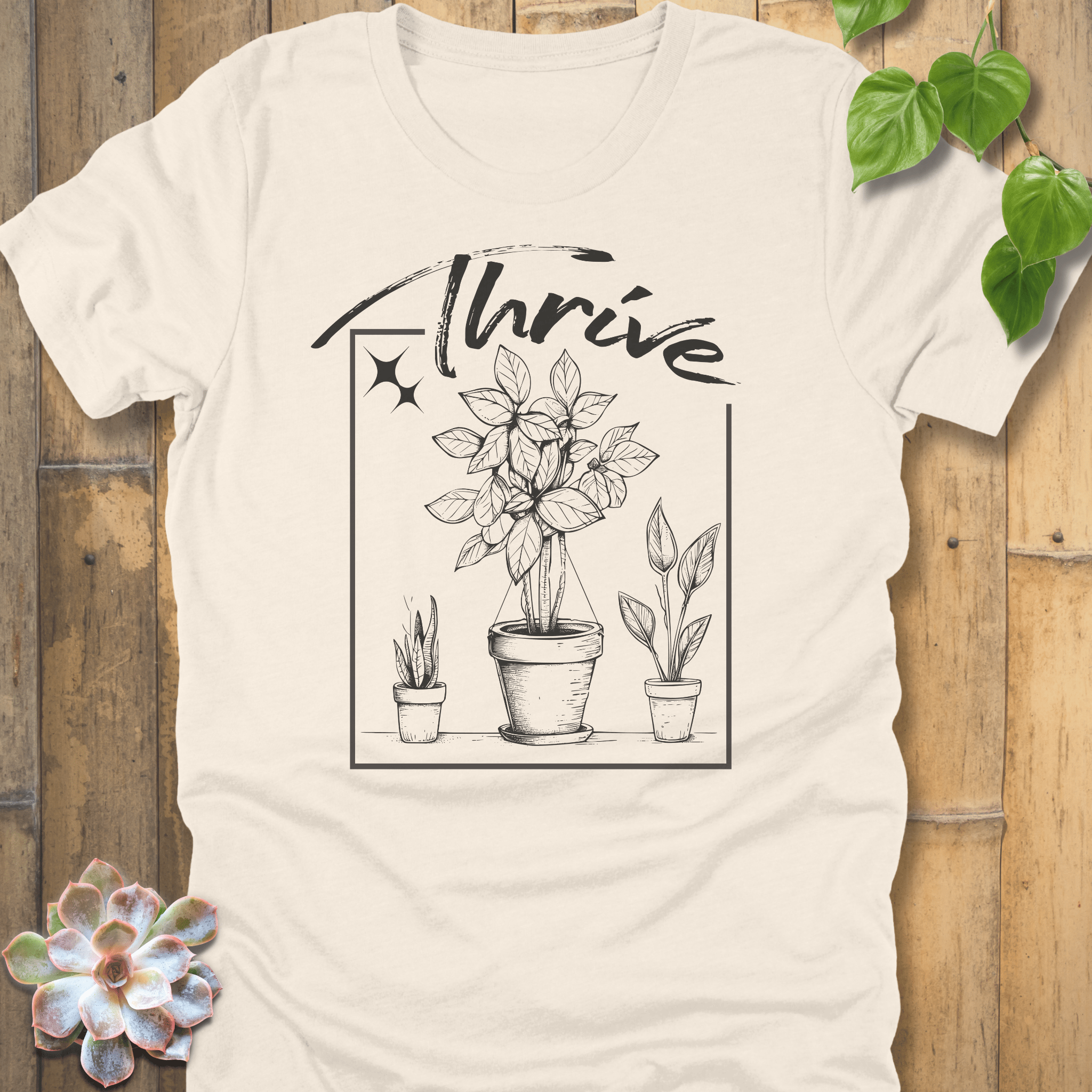 Natural / S Thrive T-Shirt T-Shirt