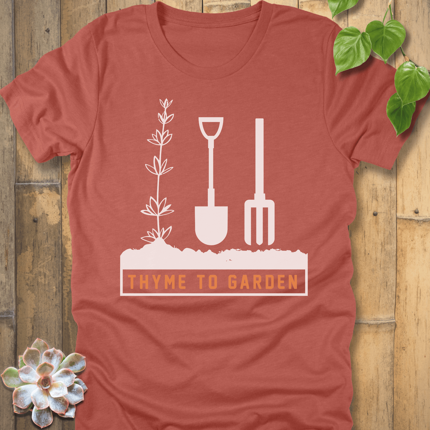 Heather Clay / S Thyme To Garden T-Shirt T-Shirt
