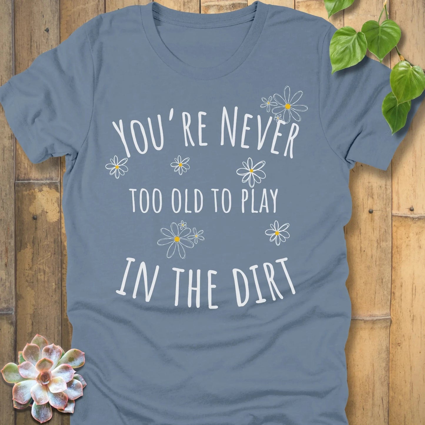 Steel Blue / S Too Old T-Shirt T-Shirt