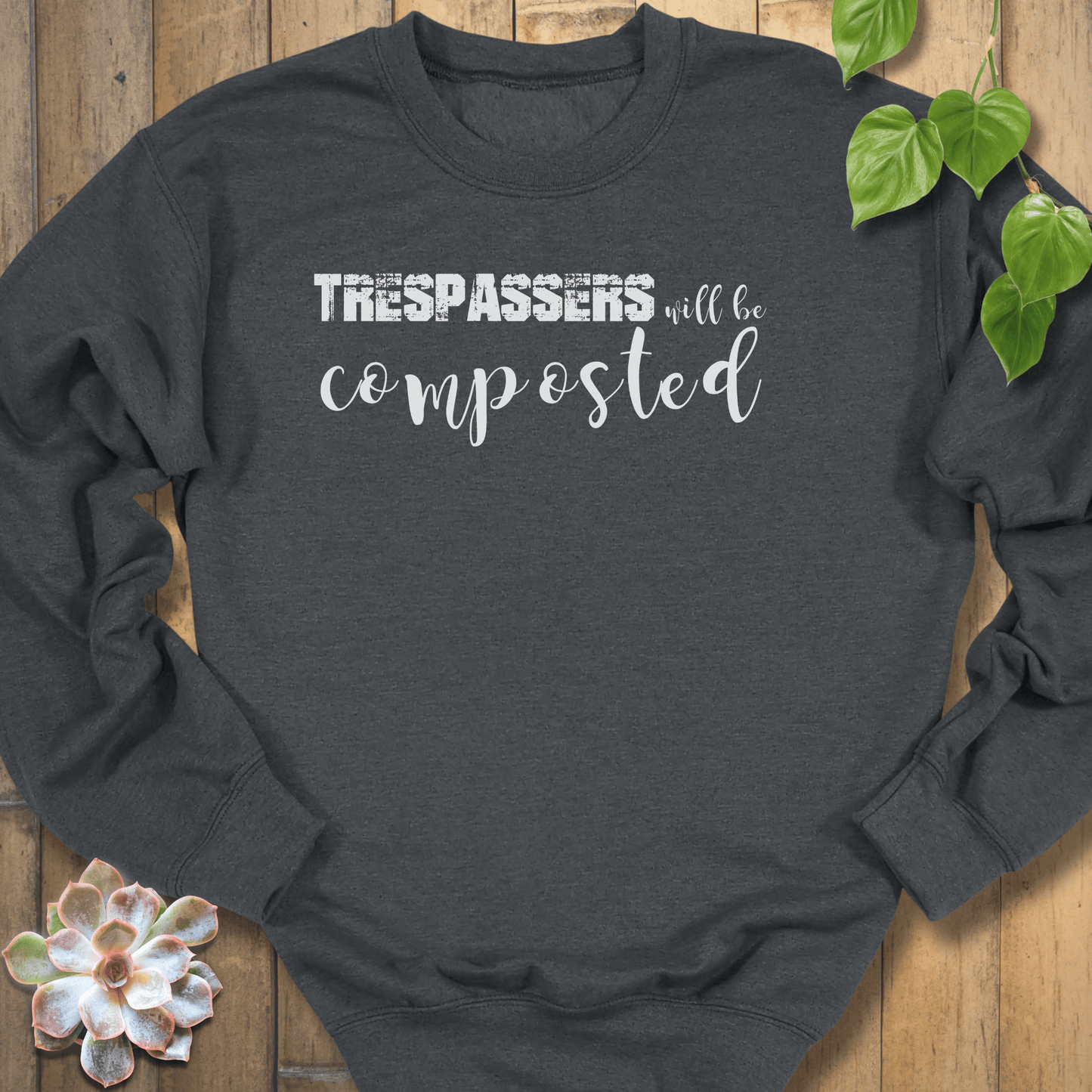 Dark Heather / S Trespassers Sweatshirt Sweatshirt