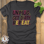 Dark Grey Heather / M Unplug Get Dirty T-shirt T-Shirt