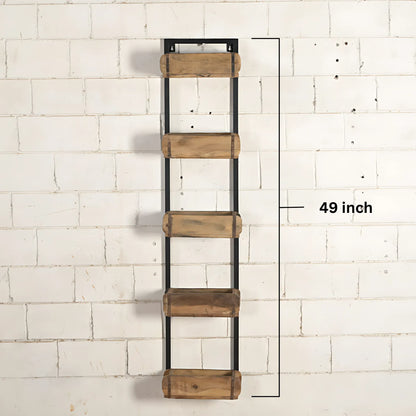 Brown / 1 Vintage Brick Mold Wall Rack Wall Rack