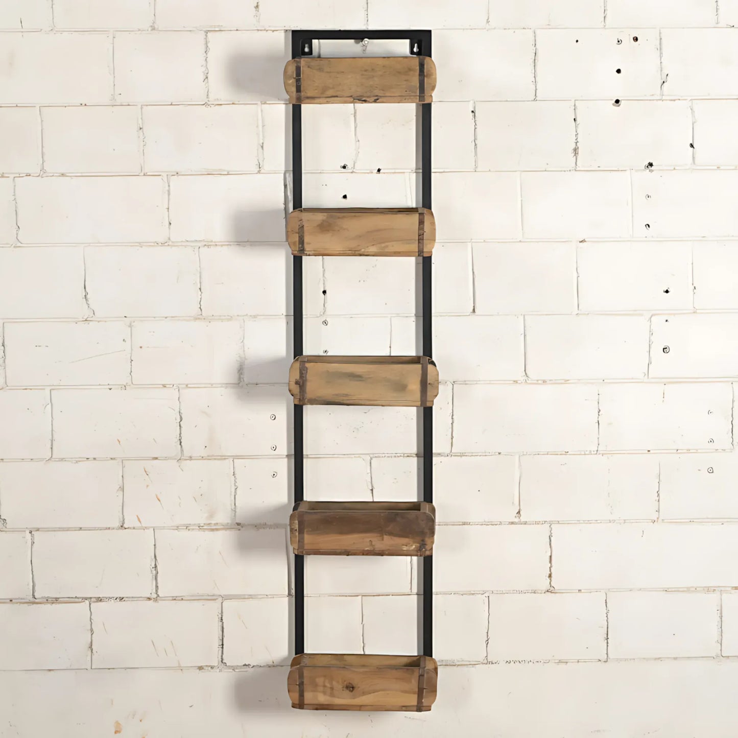 Brown / 1 Vintage Brick Mold Wall Rack Wall Rack