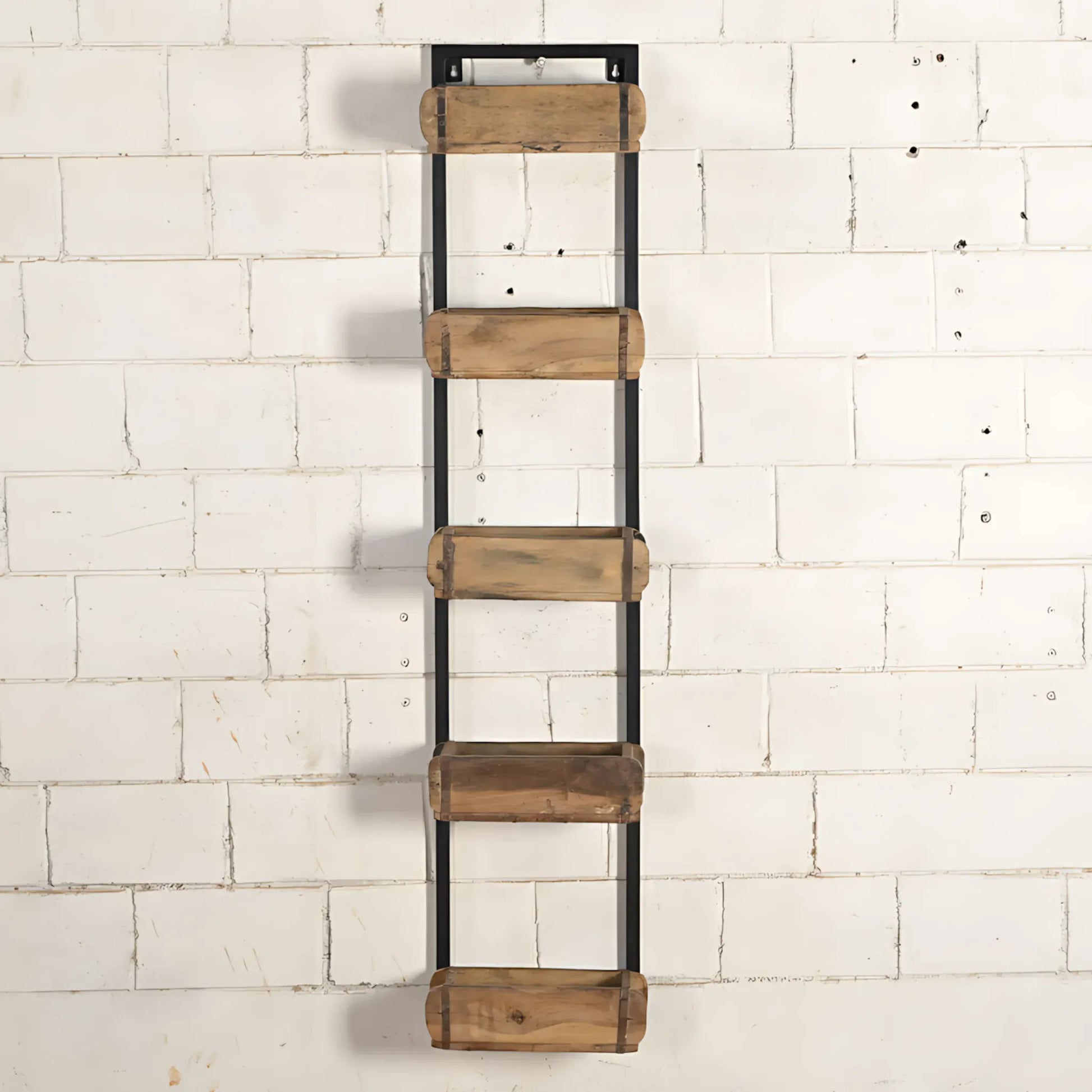 Brown / 1 Vintage Brick Mold Wall Rack Wall Rack