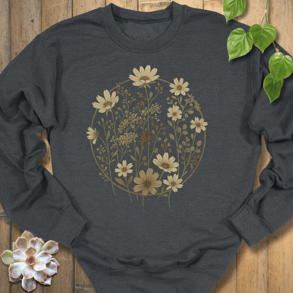 Dark Heather / S Vintage Circle Sweatshirt Sweatshirt