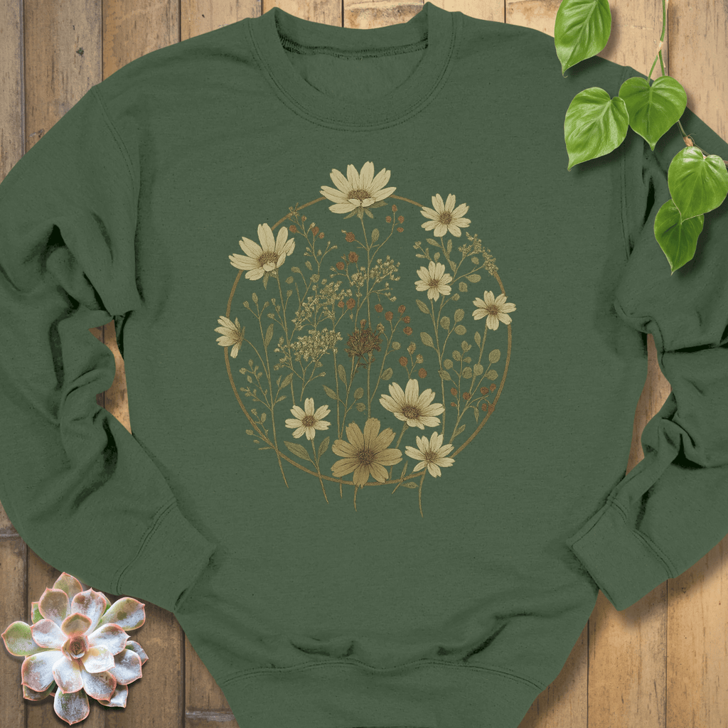 Military Green / S Vintage Circle Sweatshirt Sweatshirt