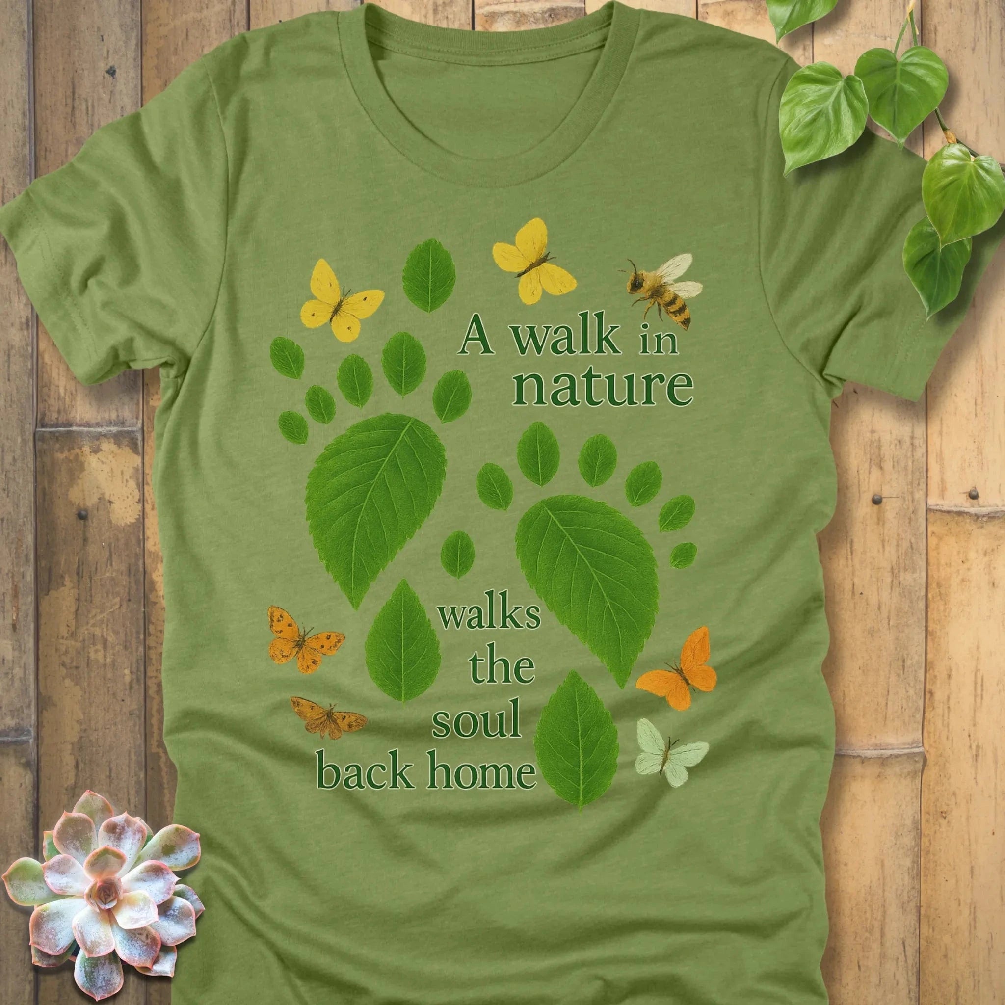 Heather Green / S Walk In Nature T-Shirt T-Shirt