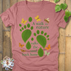 Heather Mauve / S Walk In Nature T-Shirt T-Shirt