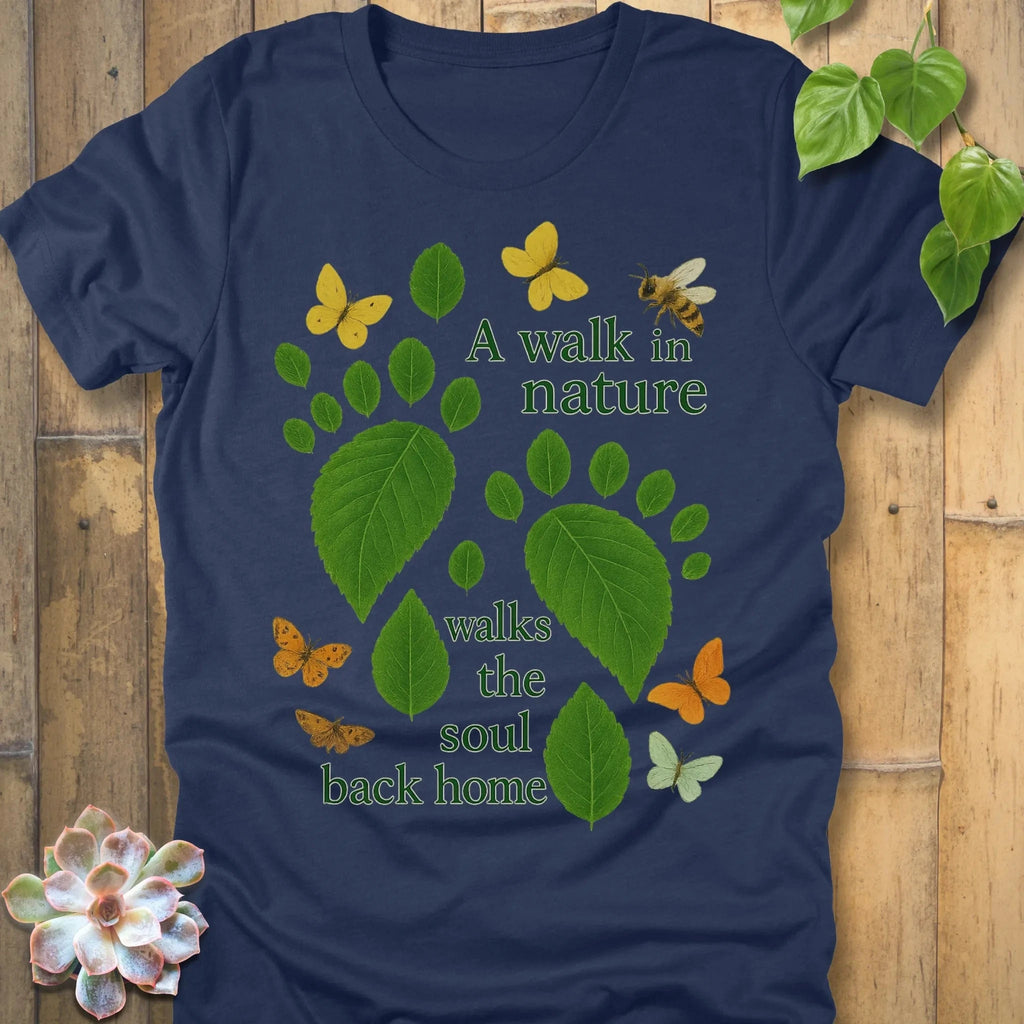 Heather Navy / S Walk In Nature T-Shirt T-Shirt