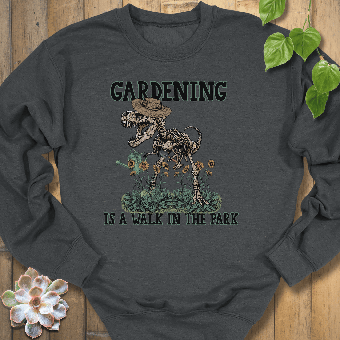 Dark Heather / S Walk In The Park Sweatshirt Sweatshirt