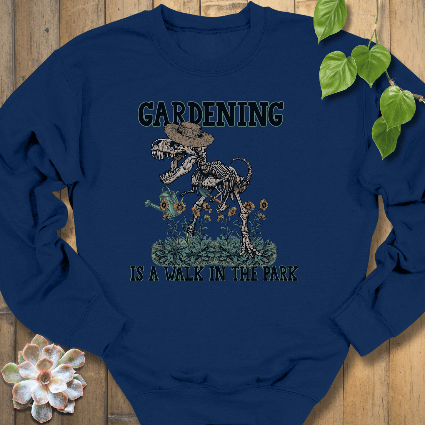 Navy / S Walk In The Park Sweatshirt Sweatshirt
