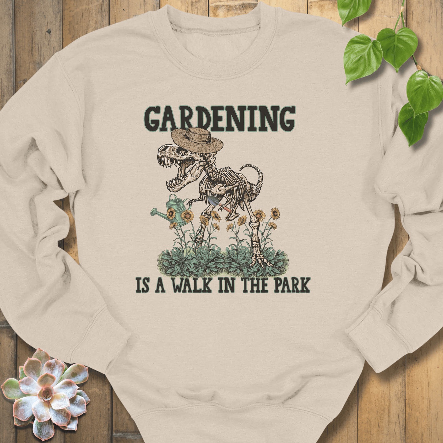 Sand / S Walk In The Park Sweatshirt Sweatshirt