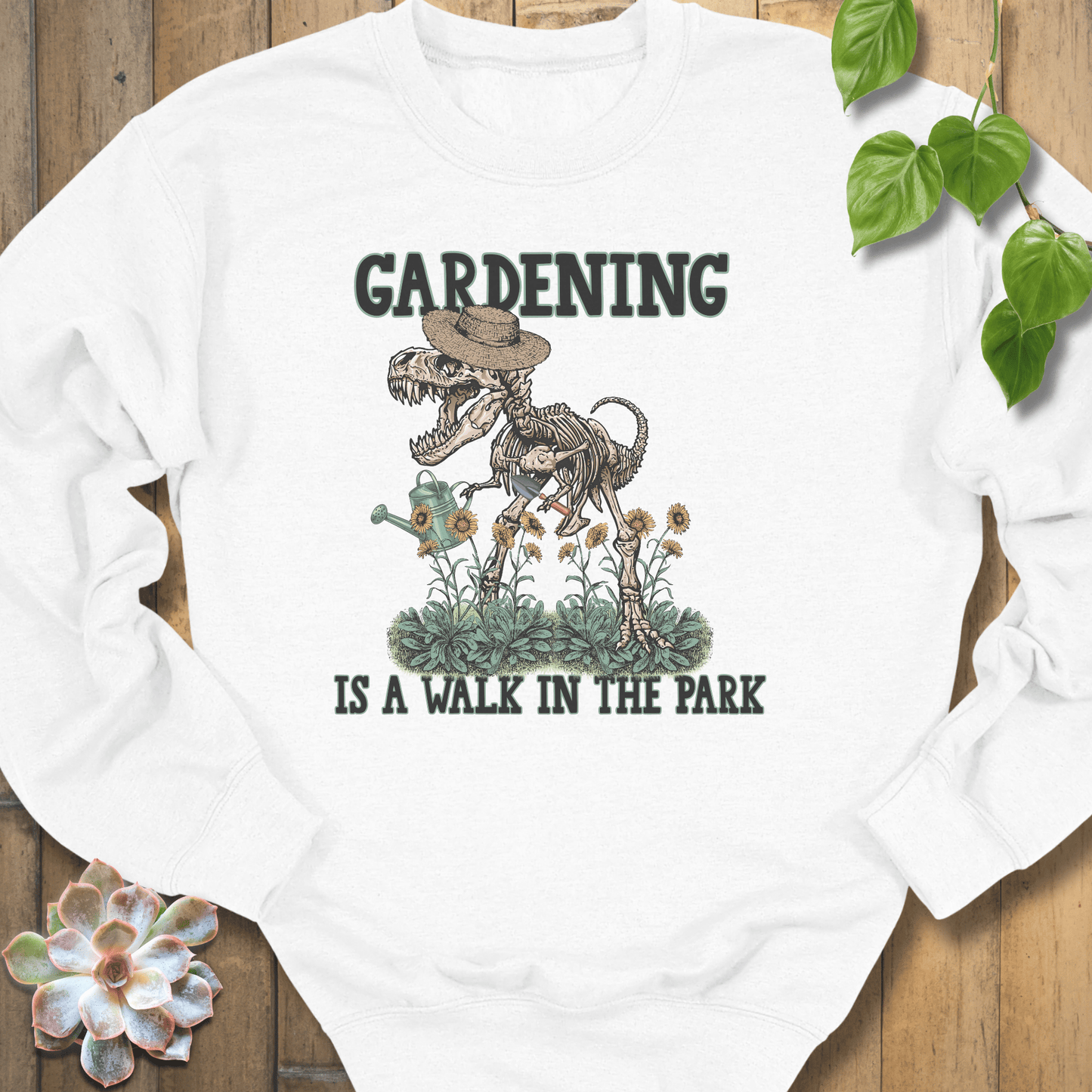 White / S Walk In The Park Sweatshirt Sweatshirt