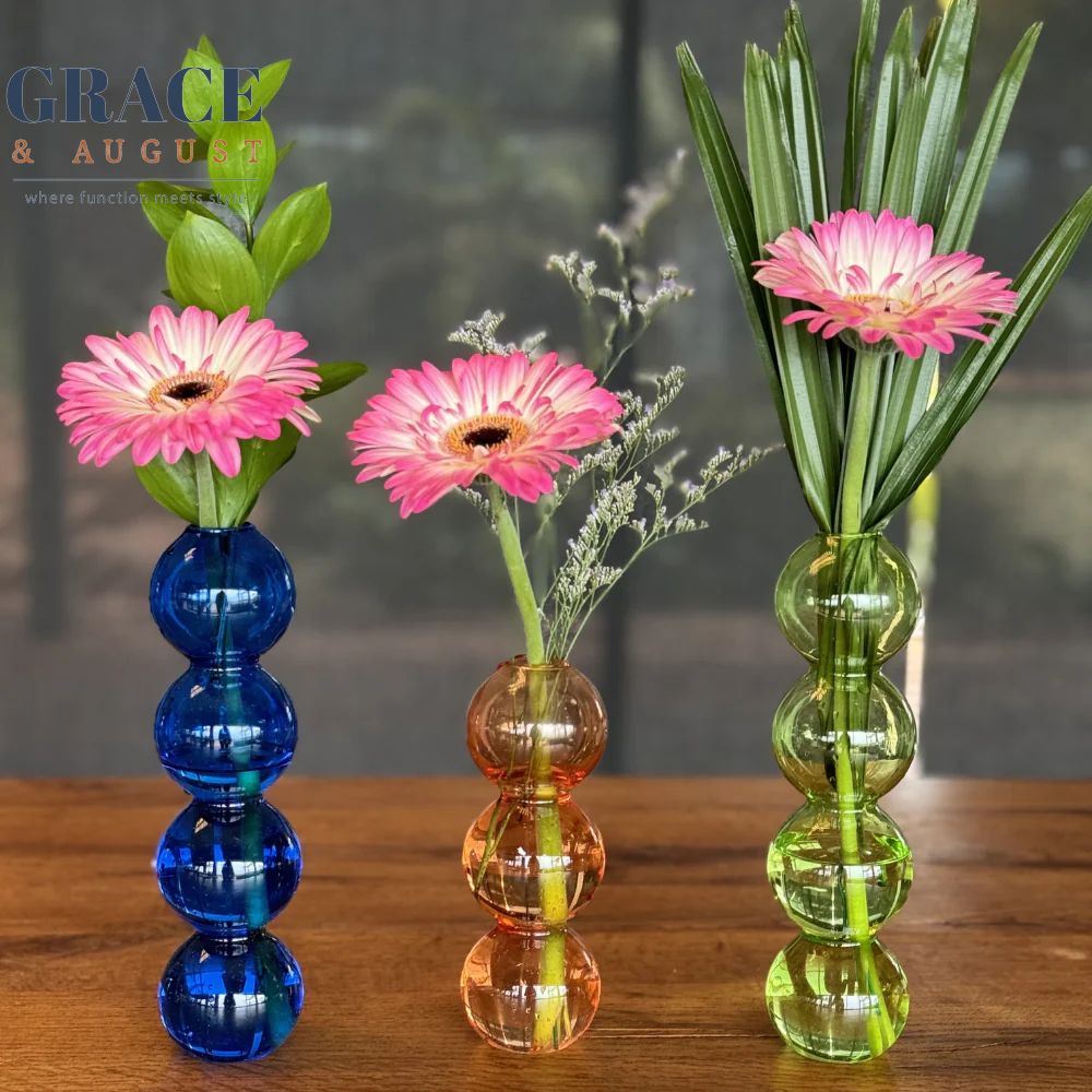 Nordic Bubble Glass Vase