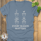 Steel Blue / S Waves Of Life T-Shirt T-Shirt