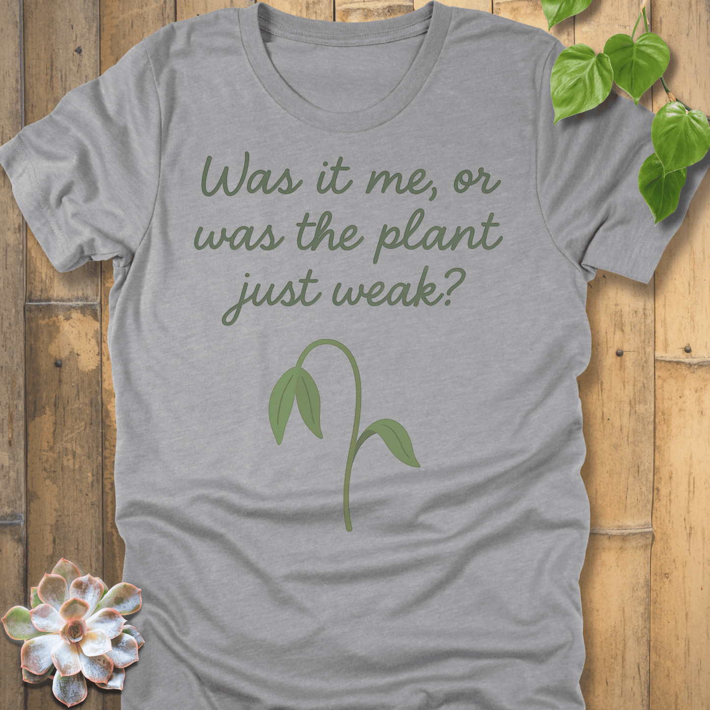 Athletic Heather / S Weak Plant T-shirt T-Shirt