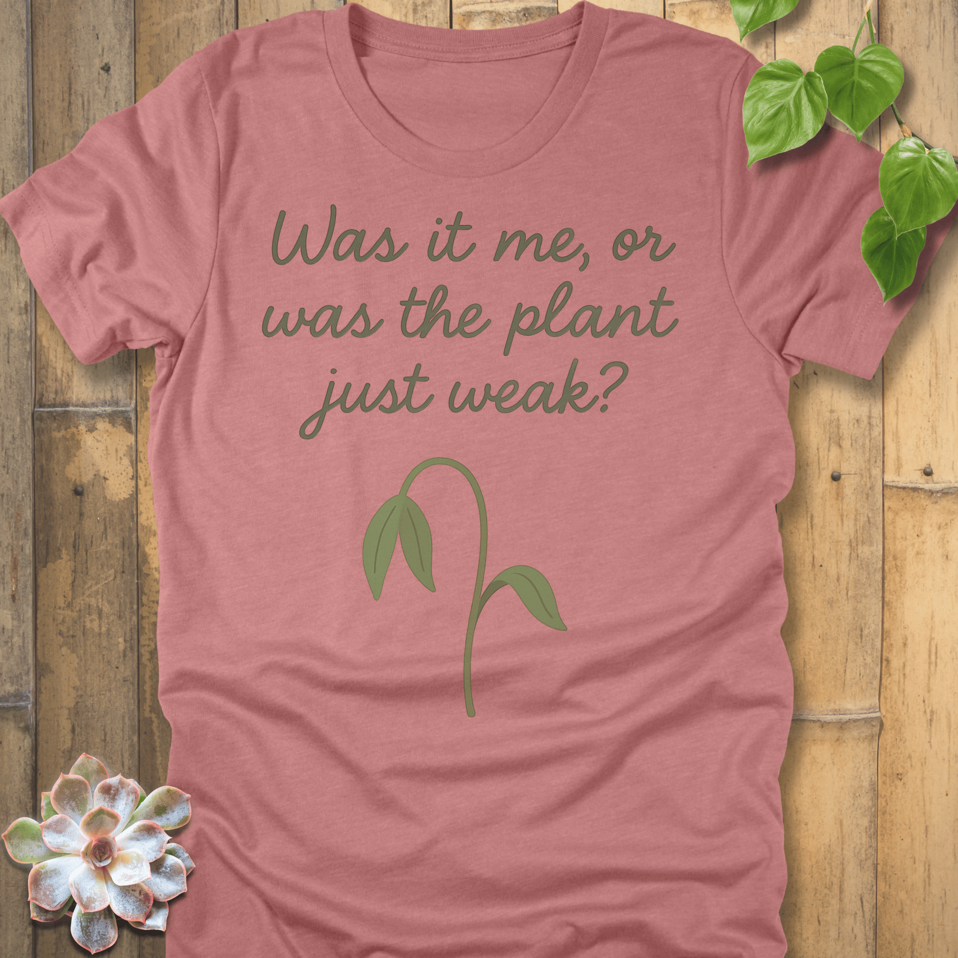 Heather Mauve / S Weak Plant T-shirt T-Shirt