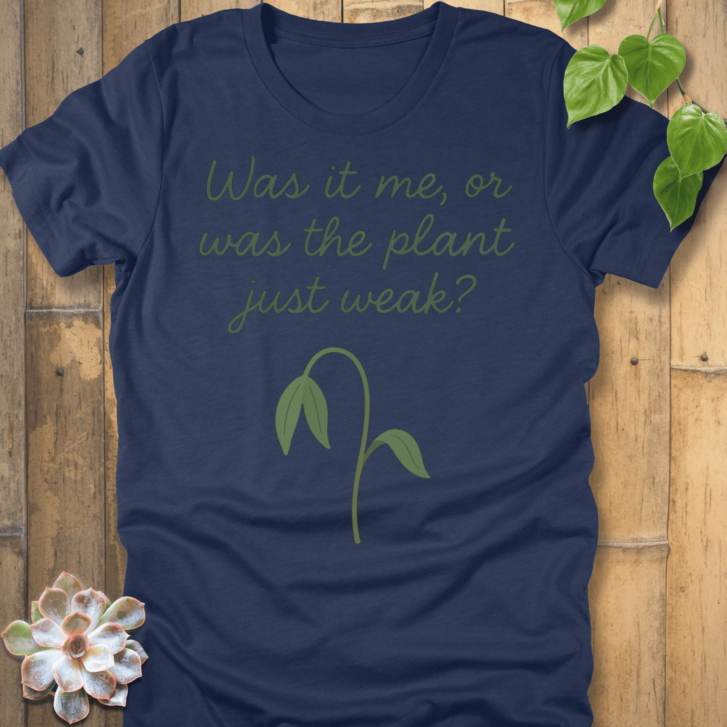 Heather Navy / S Weak Plant T-shirt T-Shirt