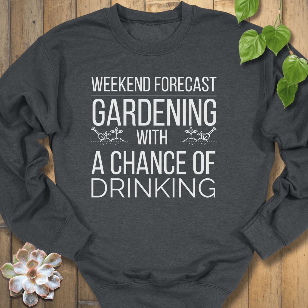 Dark Heather / S Weekend Forecast Gardening Sweatshirt Sweatshirt